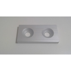 Aluminum End Cap Extrusion Profile - EU 4080