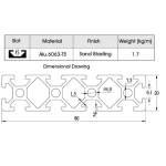 Extrusion EU 2080 - 2000mm Extrusion EU 2080 - 2000mm