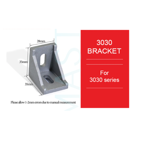 Bracket Gusset EU 2020 Aluminium Profile - 10 PCS
