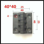 Nylon Hinge Alunimum Profile: 40x40mm - 10 Pcs