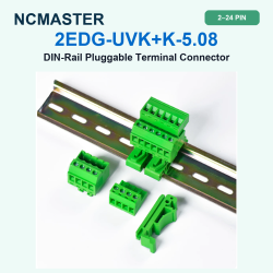 2EDG-UVK+K-5.08 DIN-Rail Pluggable Terminal Connector Set