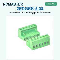 2EDGRK-5.08 Solderless In-Line Pluggable Terminal Connector Set