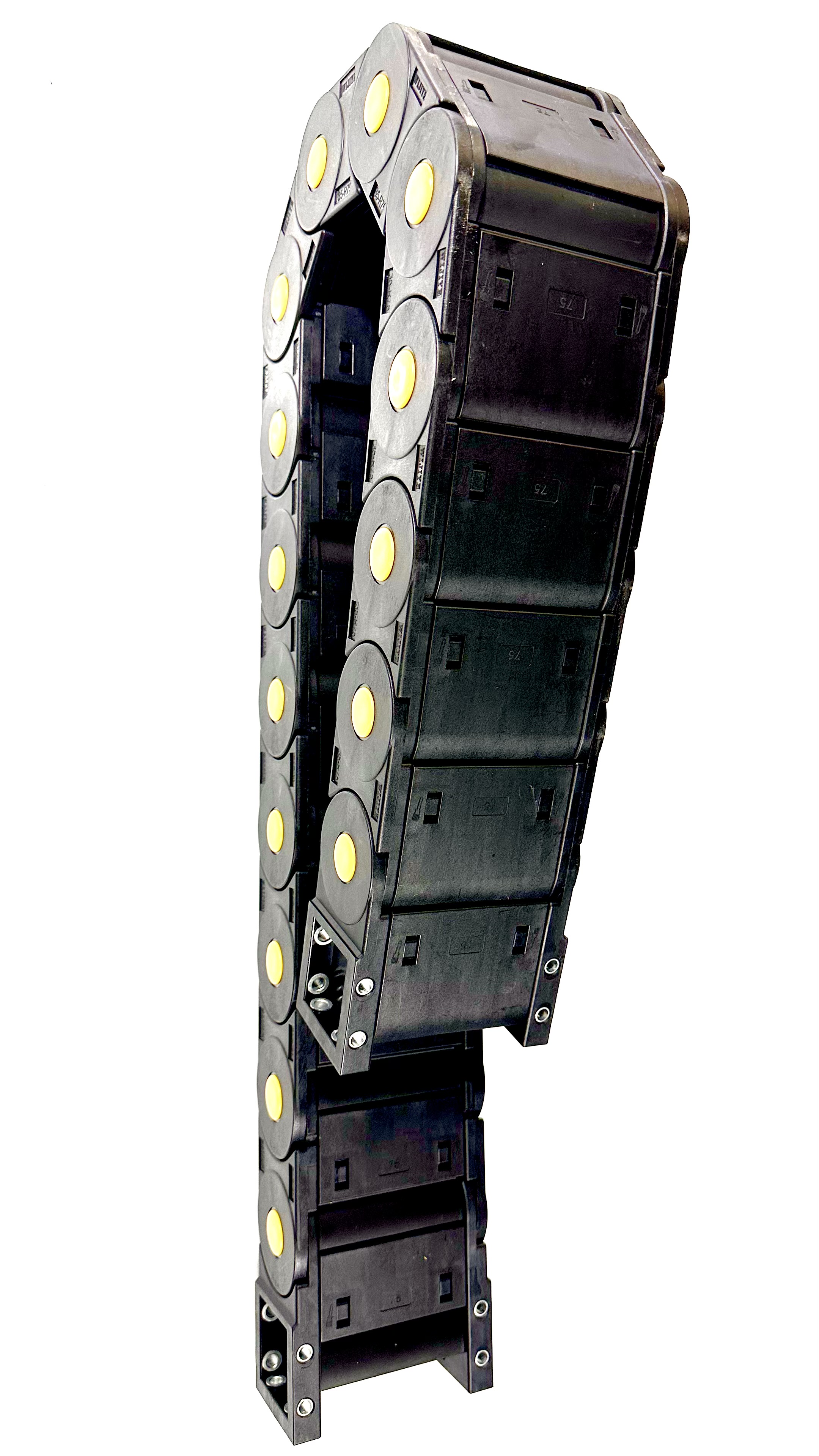 HTTL35 Cable Drag Chain - 35 x 75mm x 1000mm - Fully enclosed product image