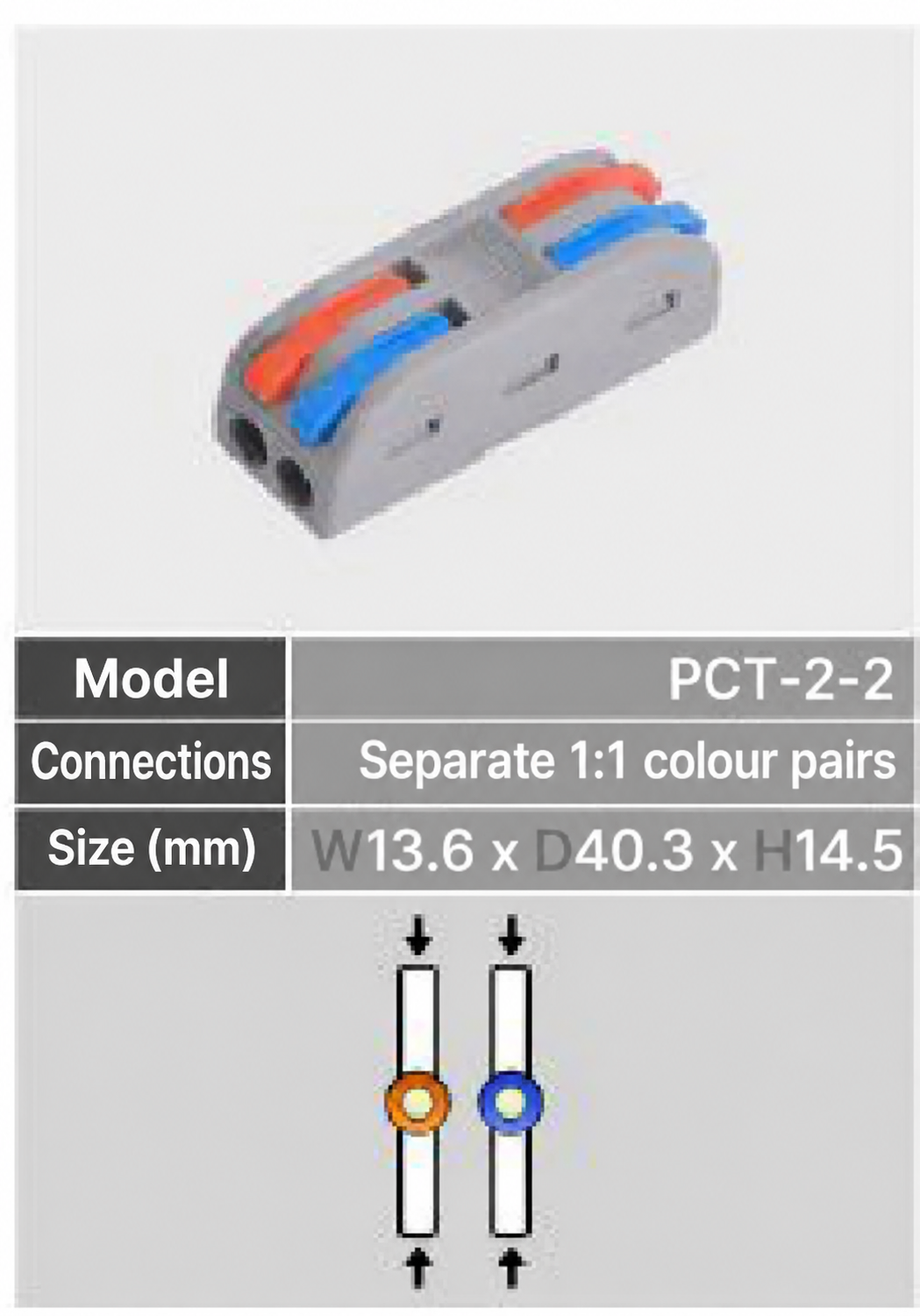 English PCT-2-2 reference drawing and specifications