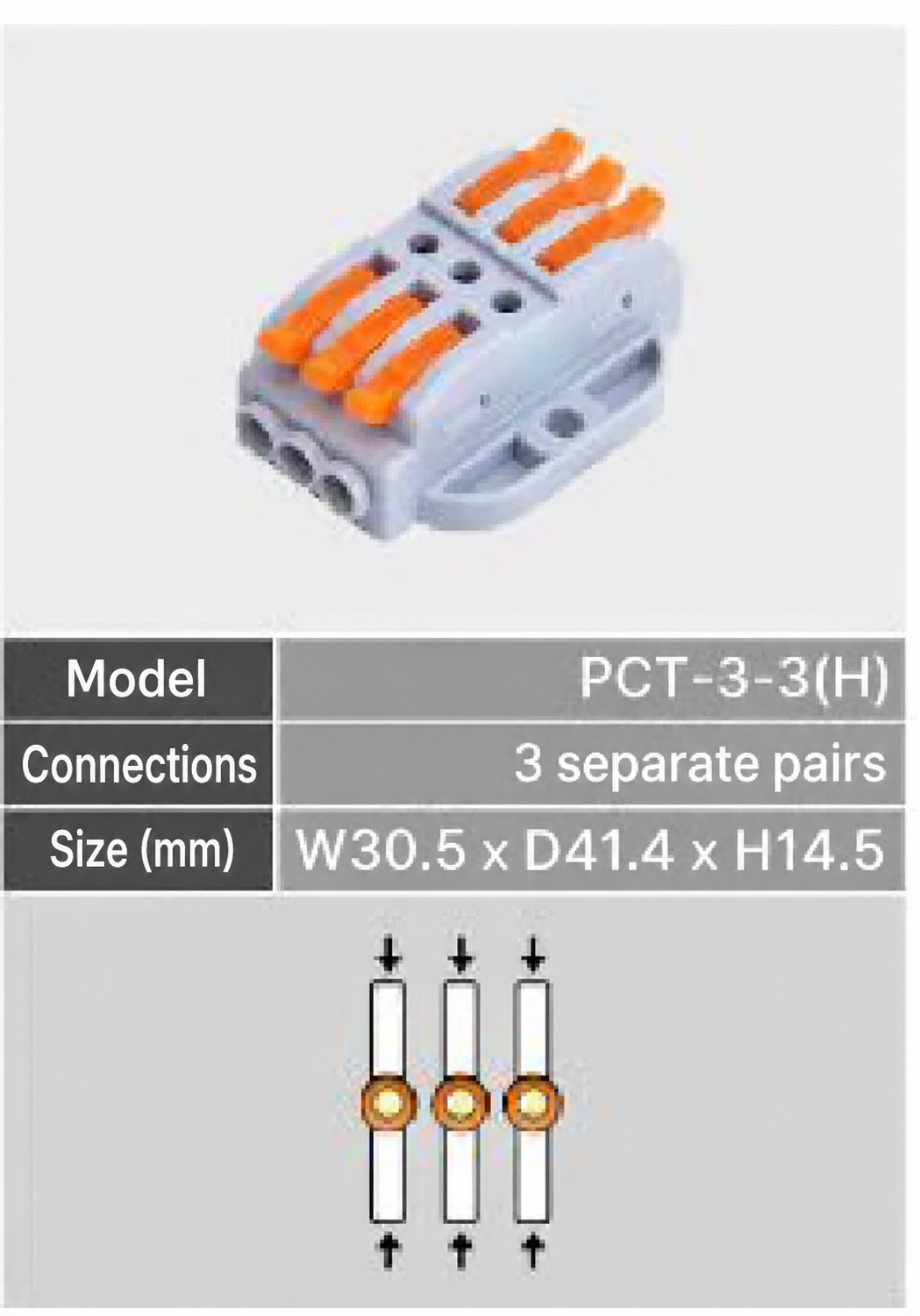 English PCT-3-3(H) reference drawing and specifications