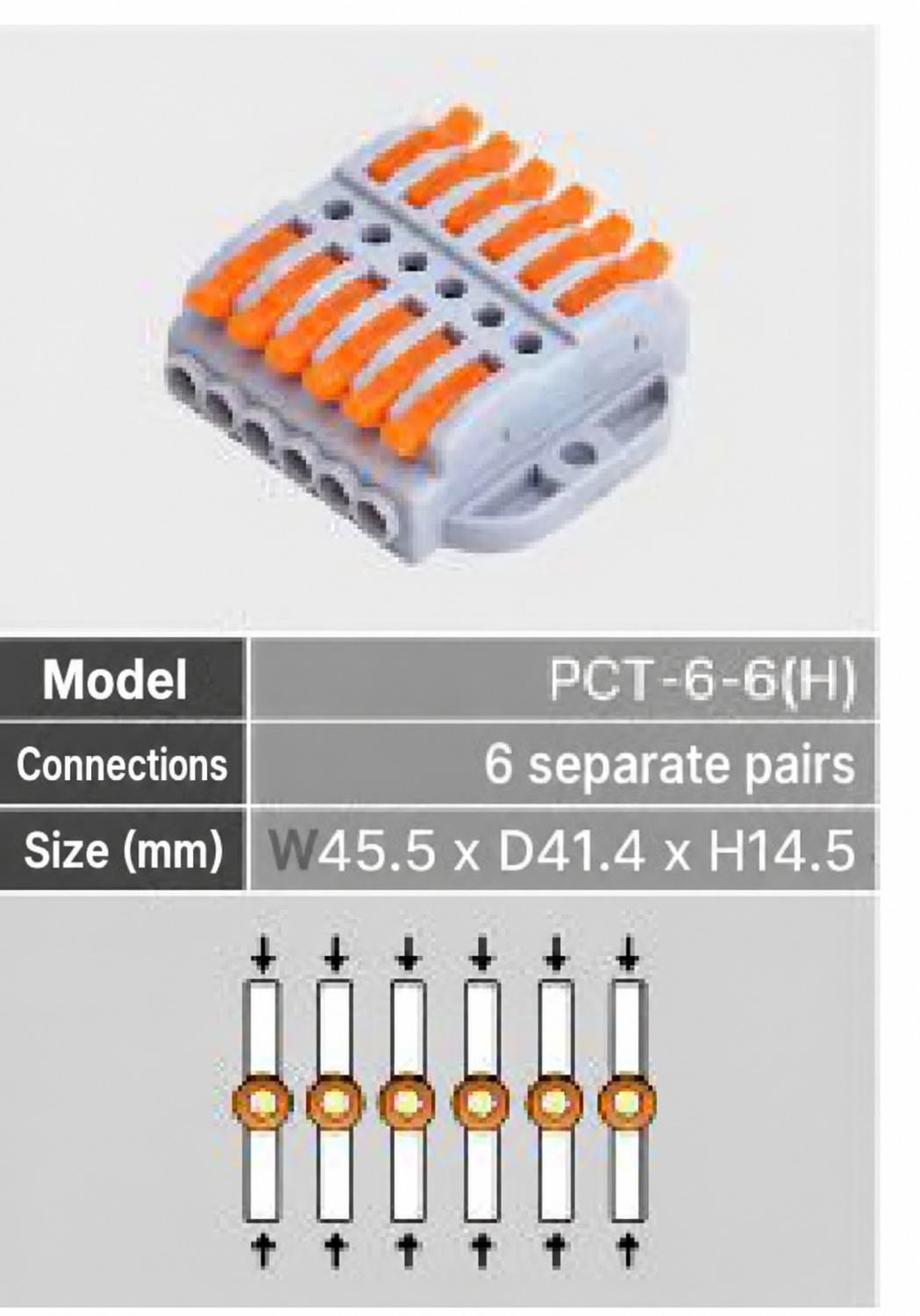 English PCT-6-6(H) reference drawing and specifications